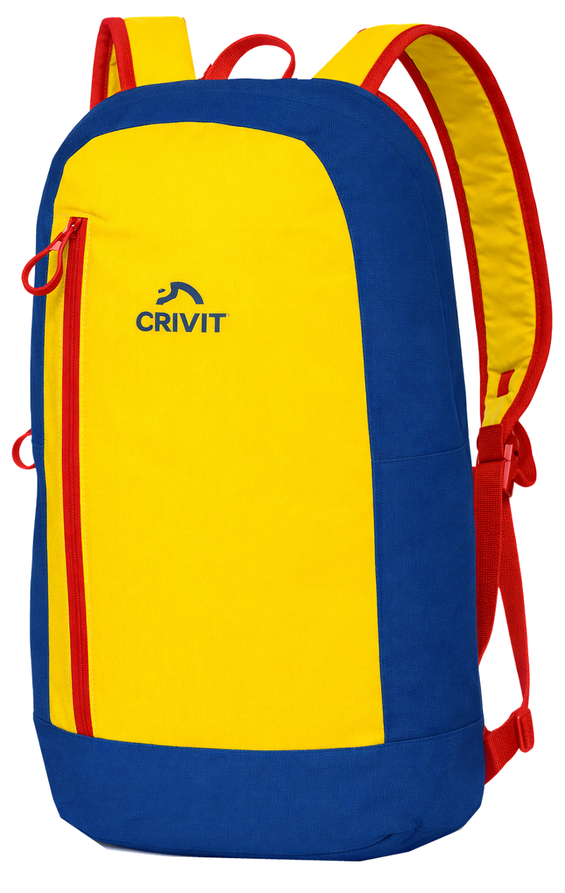 Рюкзак небольшой городской Crivit Mini 10 л Синий с желтым
