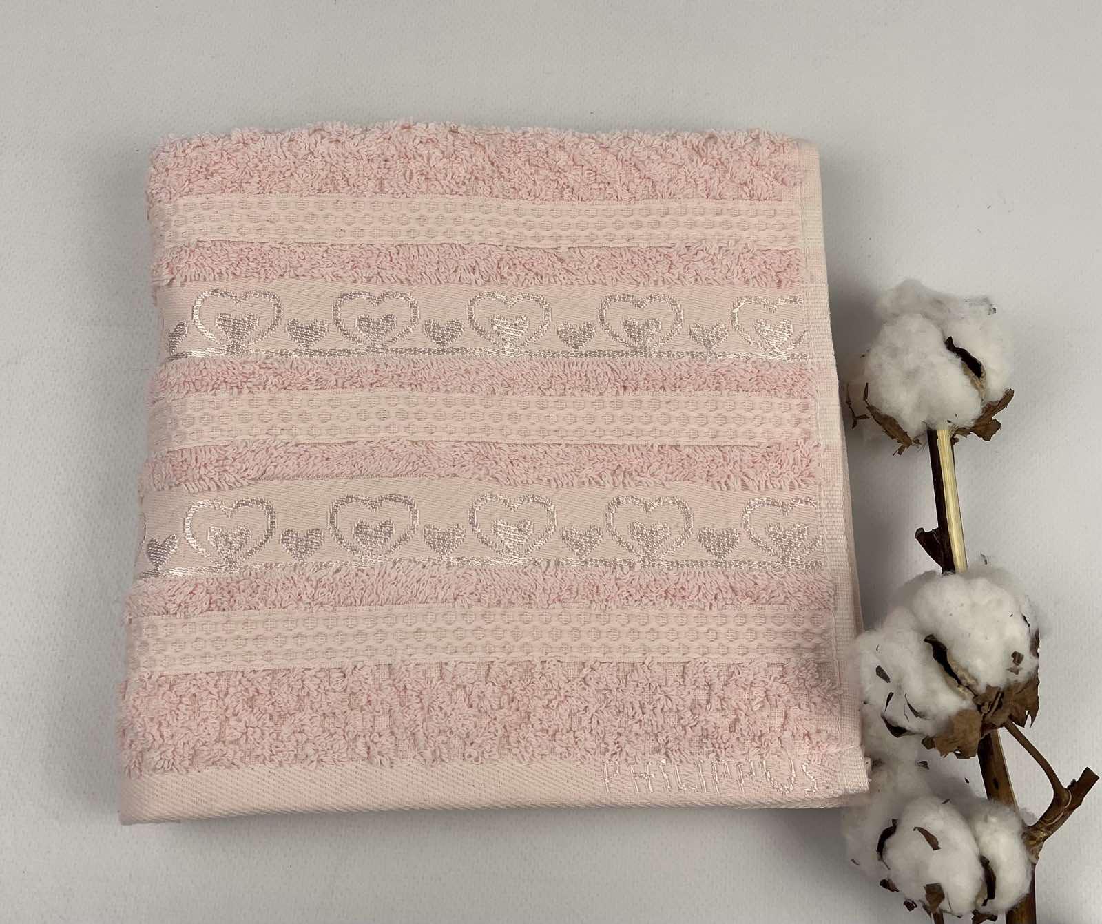 Рушник Philippus Air Cotton Vegas Е880 50x90 см Персиковий (CN31001) - фото 1