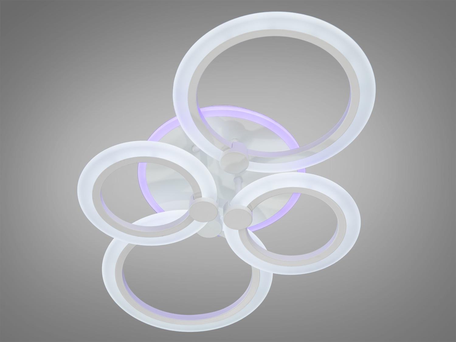 Люстра Diasha A8022/4WH RGB з пультом 80W (18249050) - фото 3