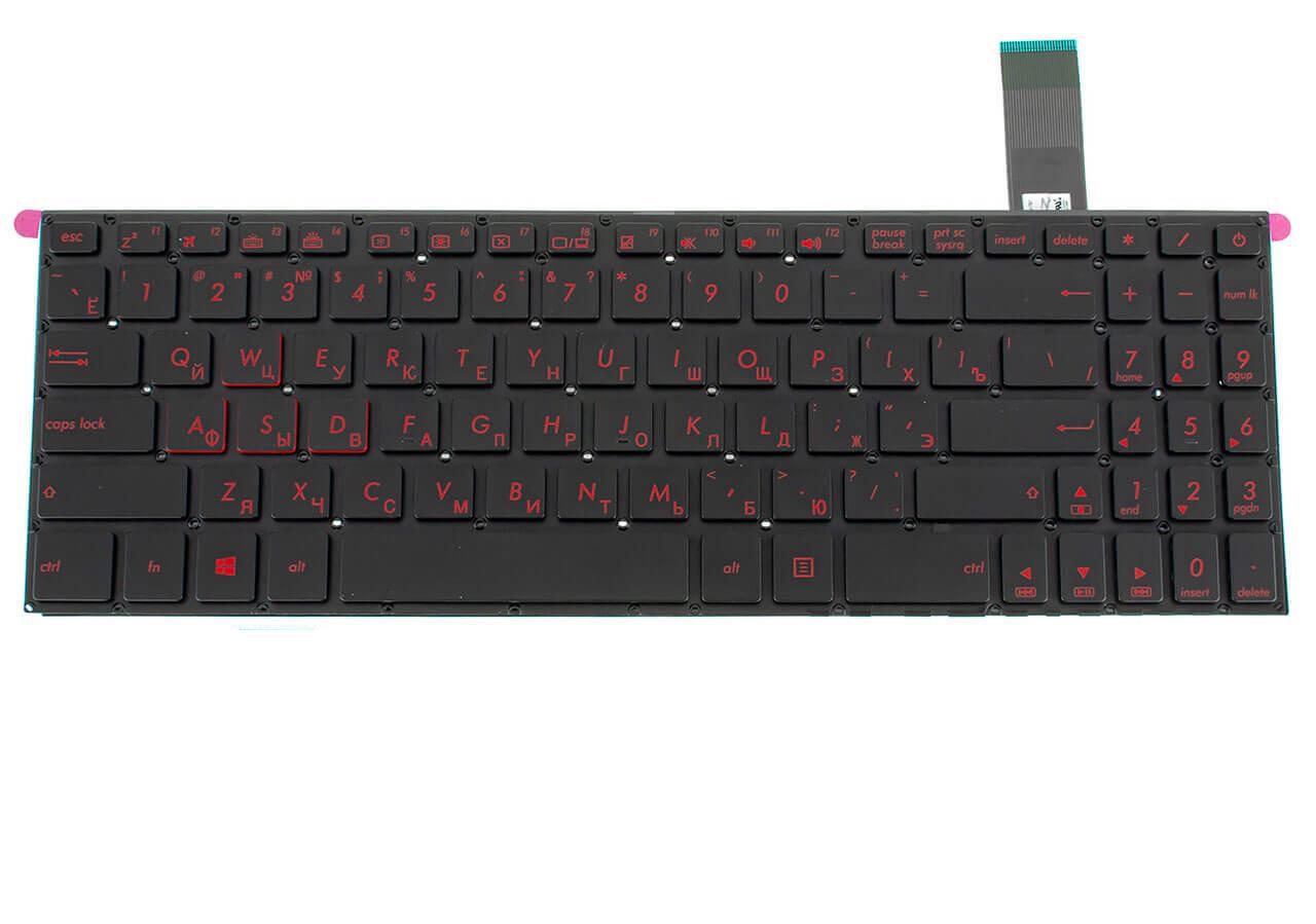 Клавиатура для ноутбука Asus YX570DD с подсветкой (0KNB0-5101RU00)