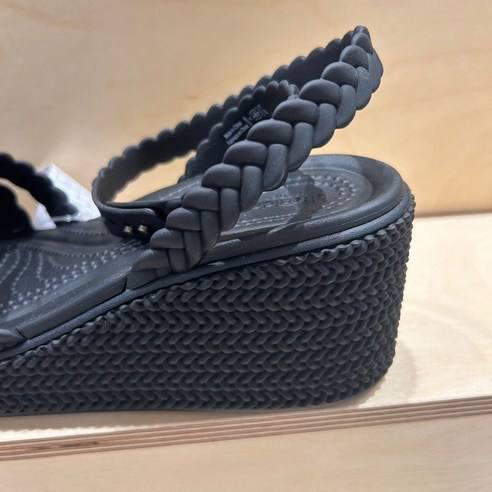 Сандали женские Crocs Brooklyn Woven Ankle Strap Wedge р. 37/38 Black (17523) - фото 11 Сандали женские Crocs Brooklyn Woven Ankle Strap Wedge р. 37/38 Black (17523) - фото 11