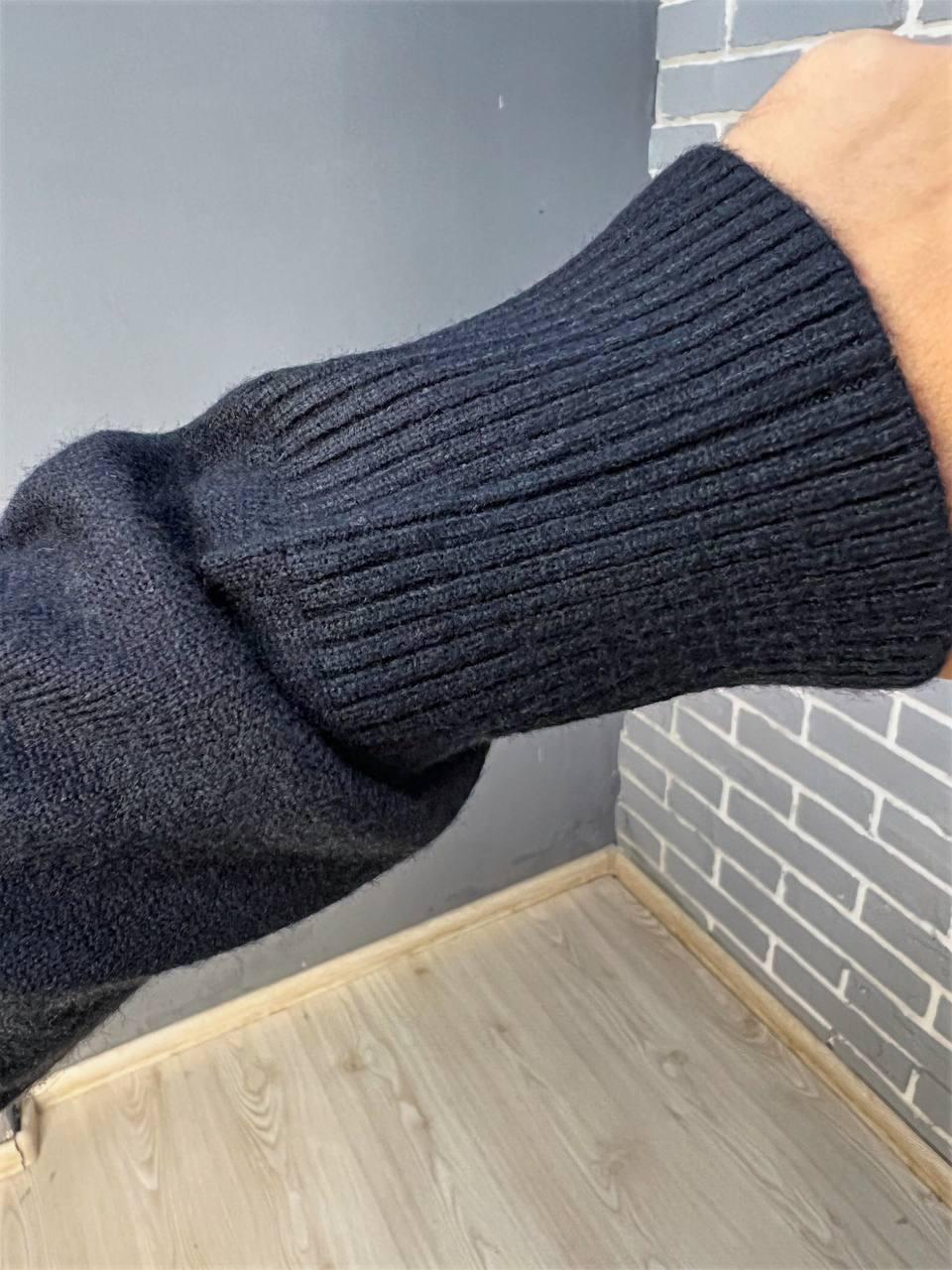 Свитер женский A-N 1066 тонкий широкий высокий воротник OS Черный (2754) - фото 5 Свитер женский A-N 1066 тонкий широкий высокий воротник OS Черный (2754) - фото 5