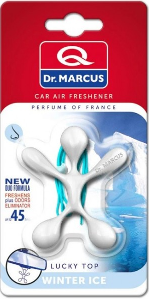 Ароматизатор для авто Dr. Marcus lucky top Winter Ice на обдув (1896378435)