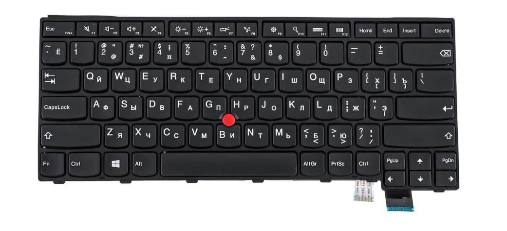 Клавиатура для ноутбука Lenovo ThinkPad T460p матовая (00PA475)
