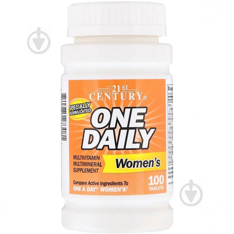 Мультивитамины для женщин 21st Century One Daily 100 таблеток