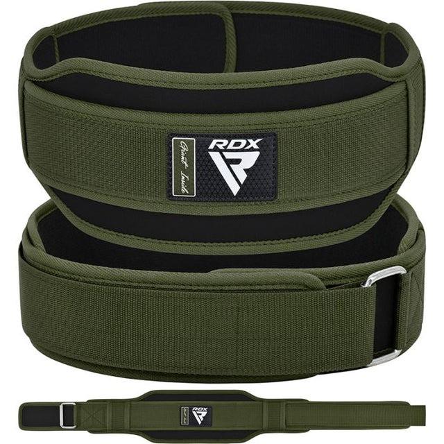 Пояс для важкої атлетики RDX RX5 Double Belt неопреновий XL Army Green (WBD-RX5AG-XL) - фото 2