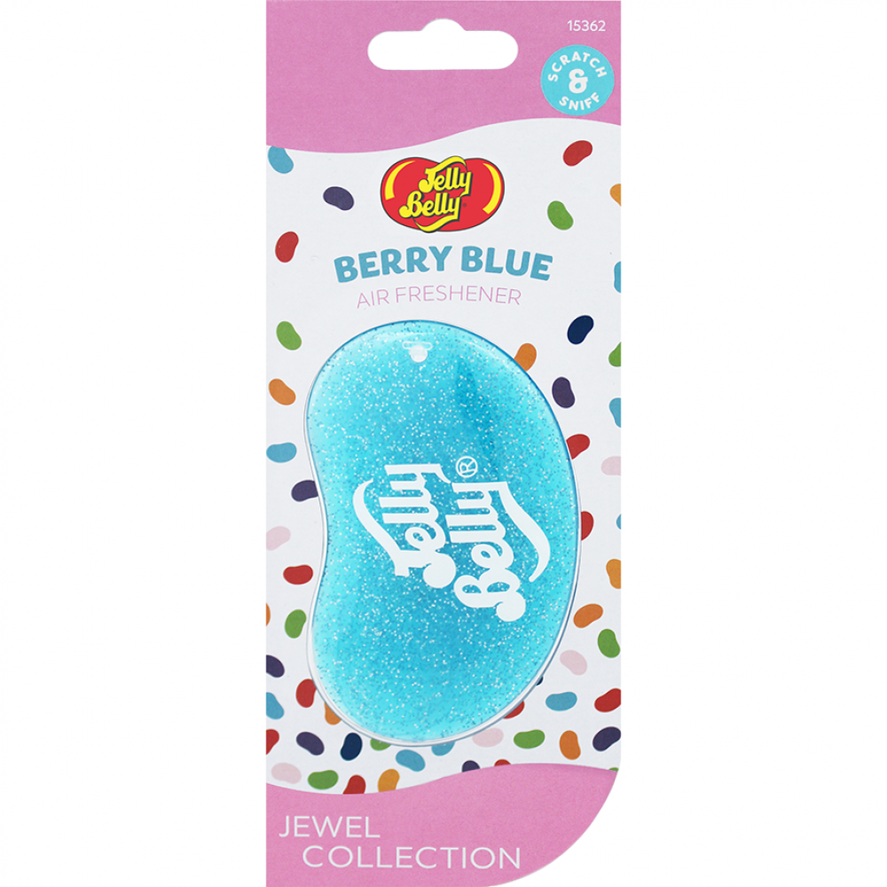 Ароматизатор подвесной с блестками Jelly Belly Jewel Berry Blue 18 г (1377024144)