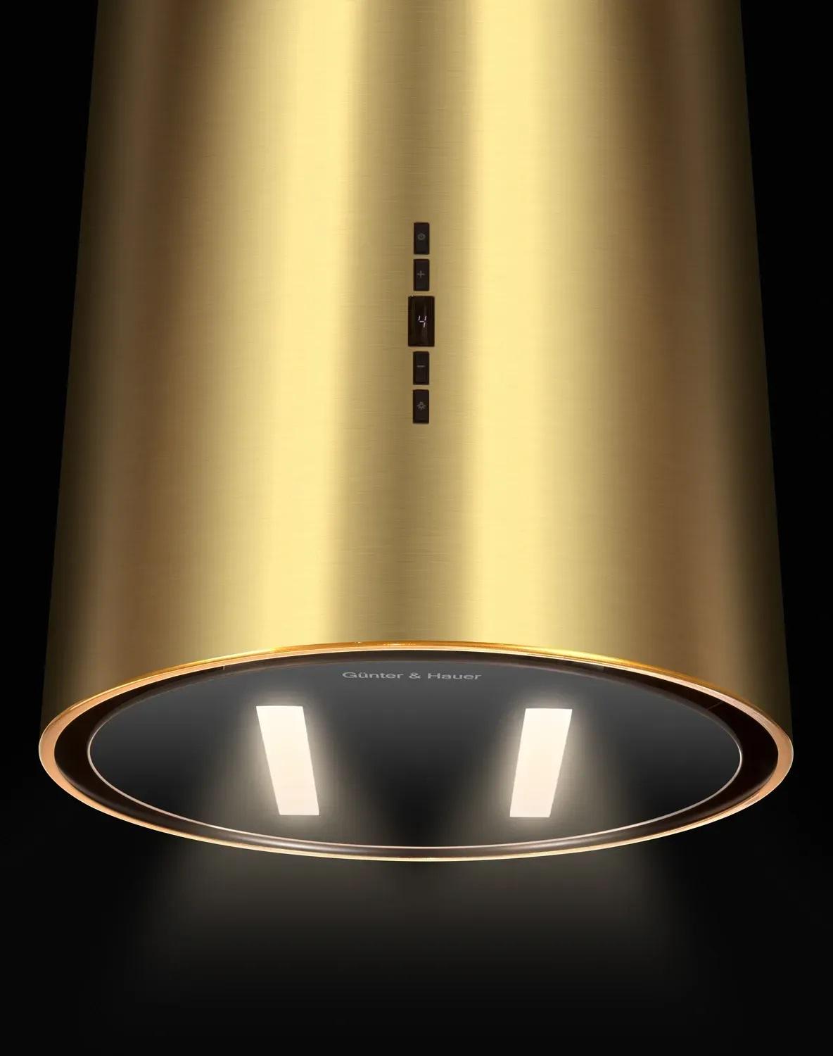 Витяжка кухонна Gunter&Hauer MARGARETTE WALL електронне управління LED-підсвічування Золотий - фото 3 Витяжка кухонна Gunter&Hauer MARGARETTE WALL електронне управління LED-підсвічування Золотий - фото 3