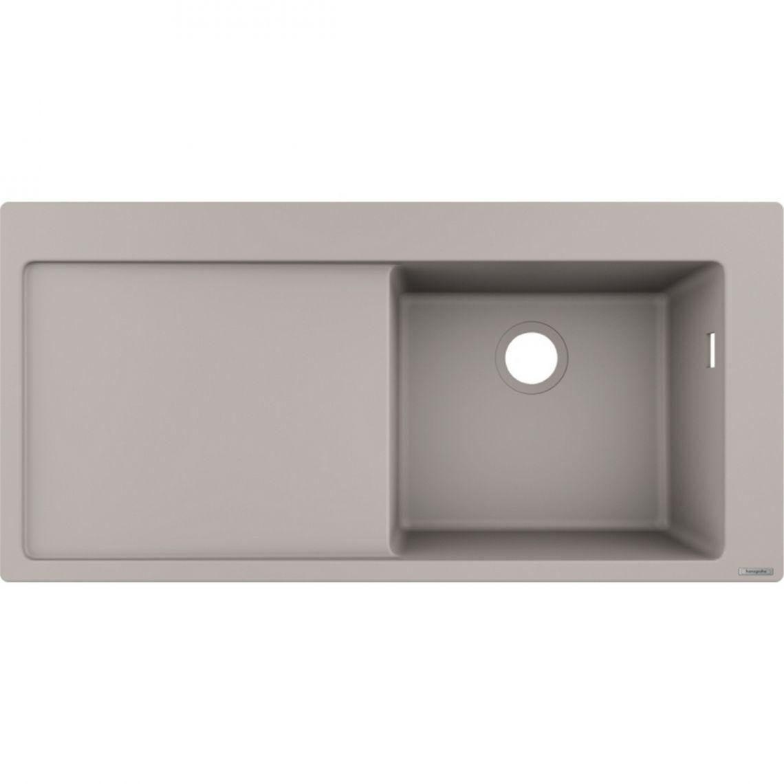 Мийка кухонна Hansgrohe S51 S514-F450 Built-in sink 1050х415 сoncretegrey (43314380)