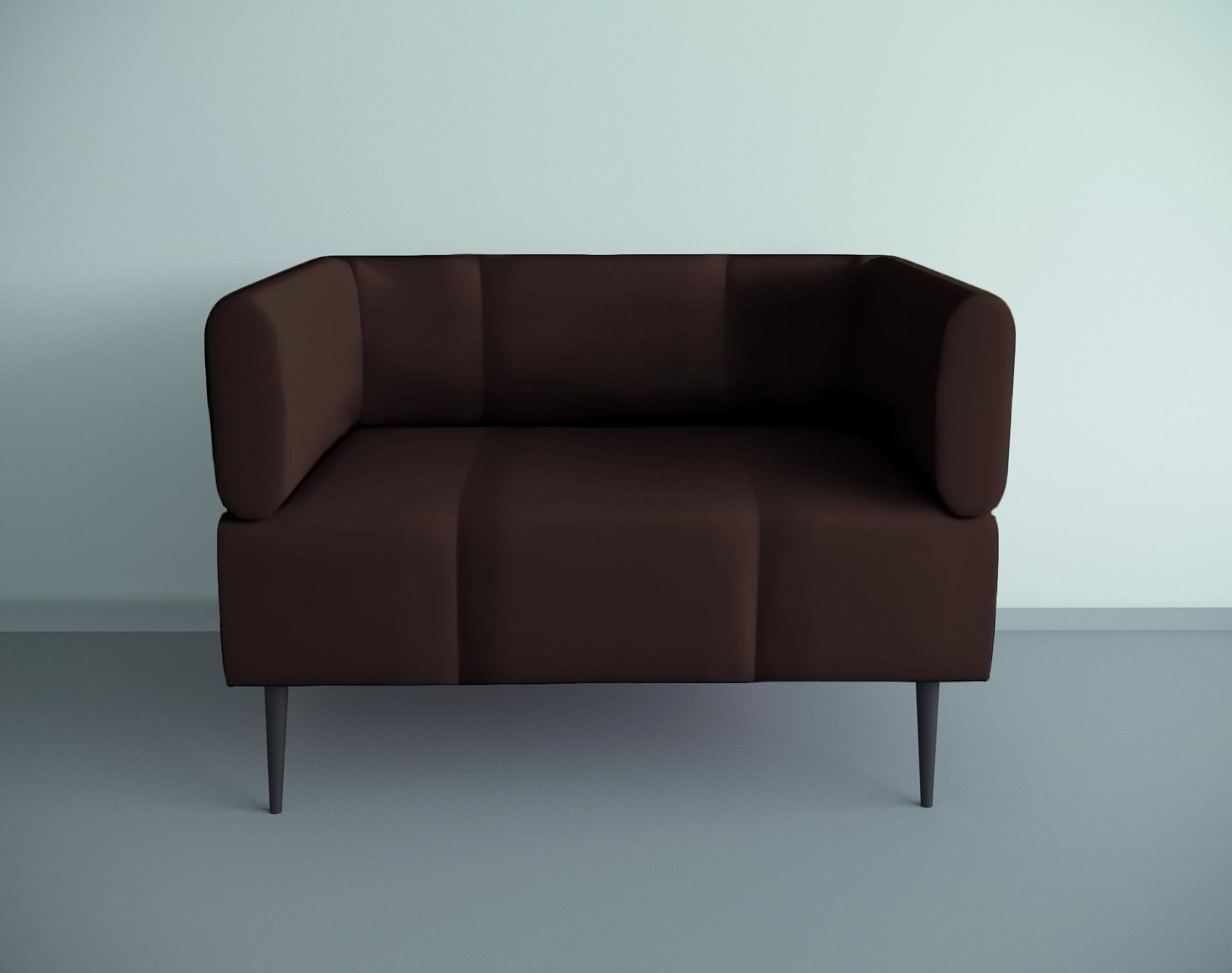 Кресло офисное ТОБІ ШО Бенно-1 с подлокотниками и конусной ногой кожзам 1000х720х750 мм Коричневый (2231) - фото 1 Кресло офисное ТОБІ ШО Бенно-1 с подлокотниками и конусной ногой кожзам 1000х720х750 мм Коричневый (2231) - фото 1