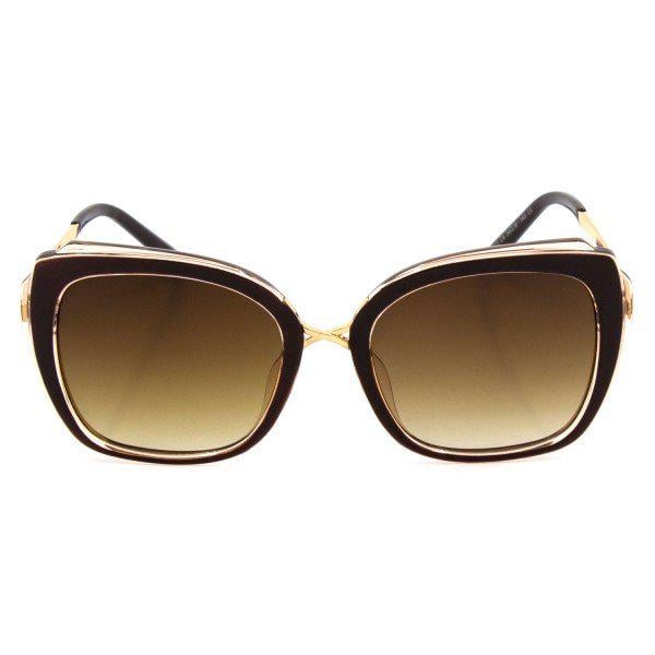 Очки солнцезащитные квадратные Коричневый (А - 122)