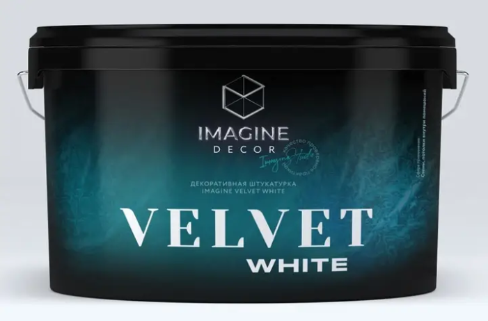 Декоративна штатурка перламутрова Imagine Decor Velvet White 1 кг (22447162)