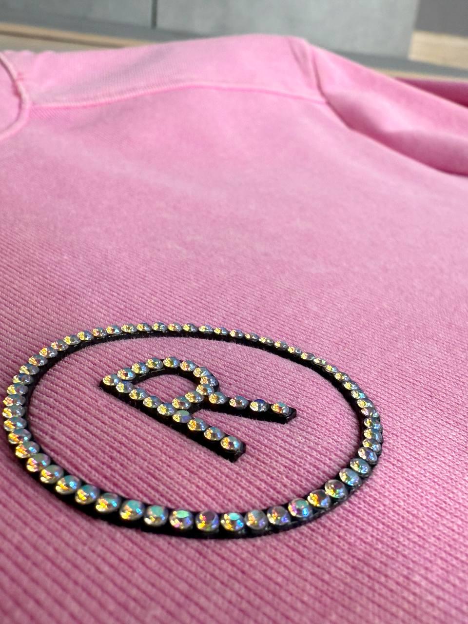 Лонгслів жіночий A-N 2517-5 трикотажний варка тай-дай з камінчиками R OS Рожевий (4895) - фото 2 Лонгслів жіночий A-N 2517-5 трикотажний варка тай-дай з камінчиками R OS Рожевий (4895) - фото 2