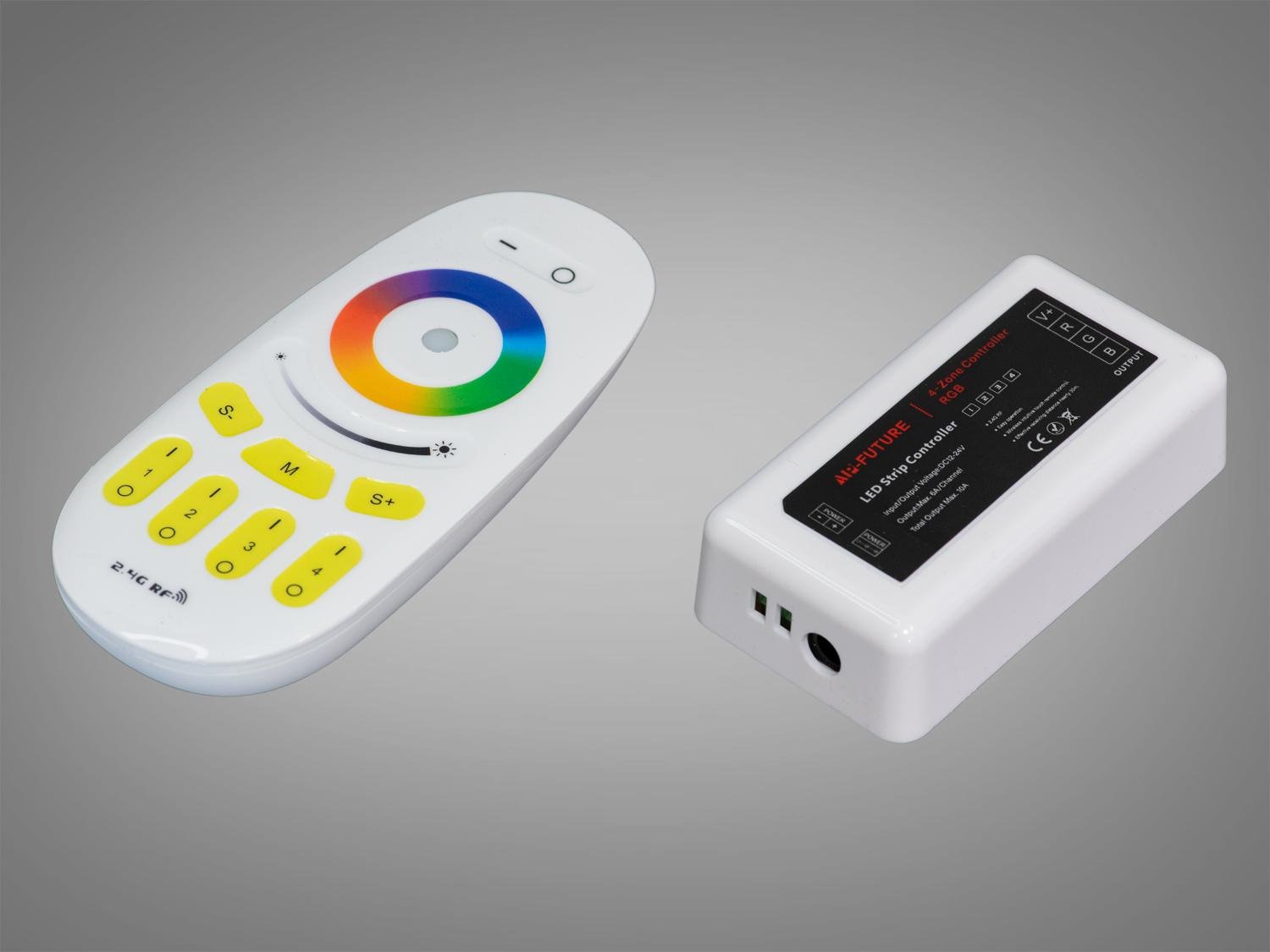 Контроллер с дистанционным управлением для RGB ленты (PC-H20-FUT-RGB-RF2.4-RC)