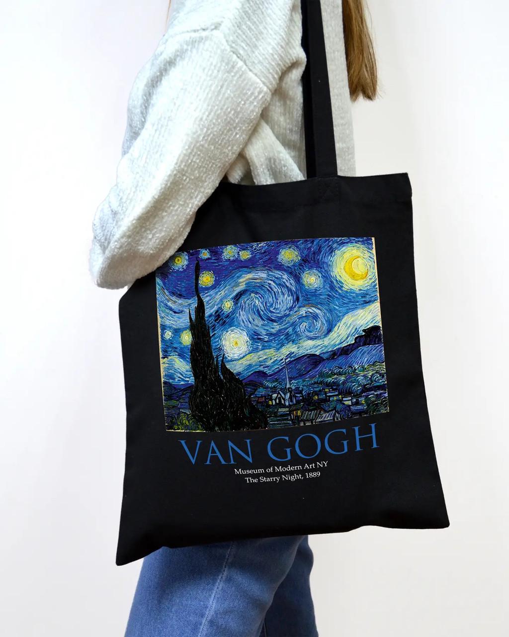 Екошопер BookOpt ВК4062 VAN GOGH Зіркова ніч Чорний (ВК4062) - фото 8