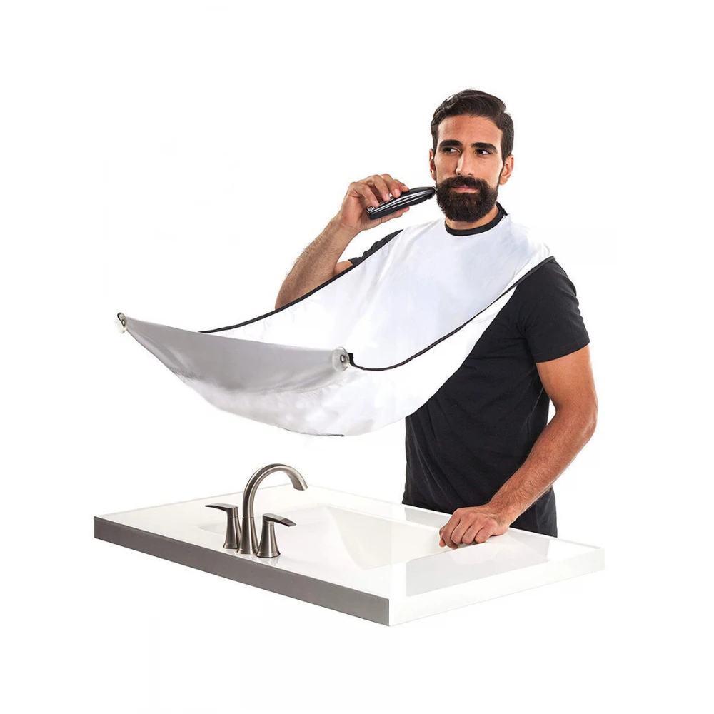 Фартух-накидка для гоління та стрижки бороди на присосках (27630114) - фото 4