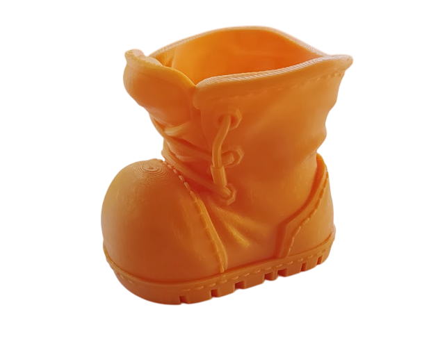 Горщик для квітів Чобіт 10х8х9 см Помаранчевий (807) - фото 2 Горщик для квітів Чобіт 10х8х9 см Помаранчевий (807) - фото 2