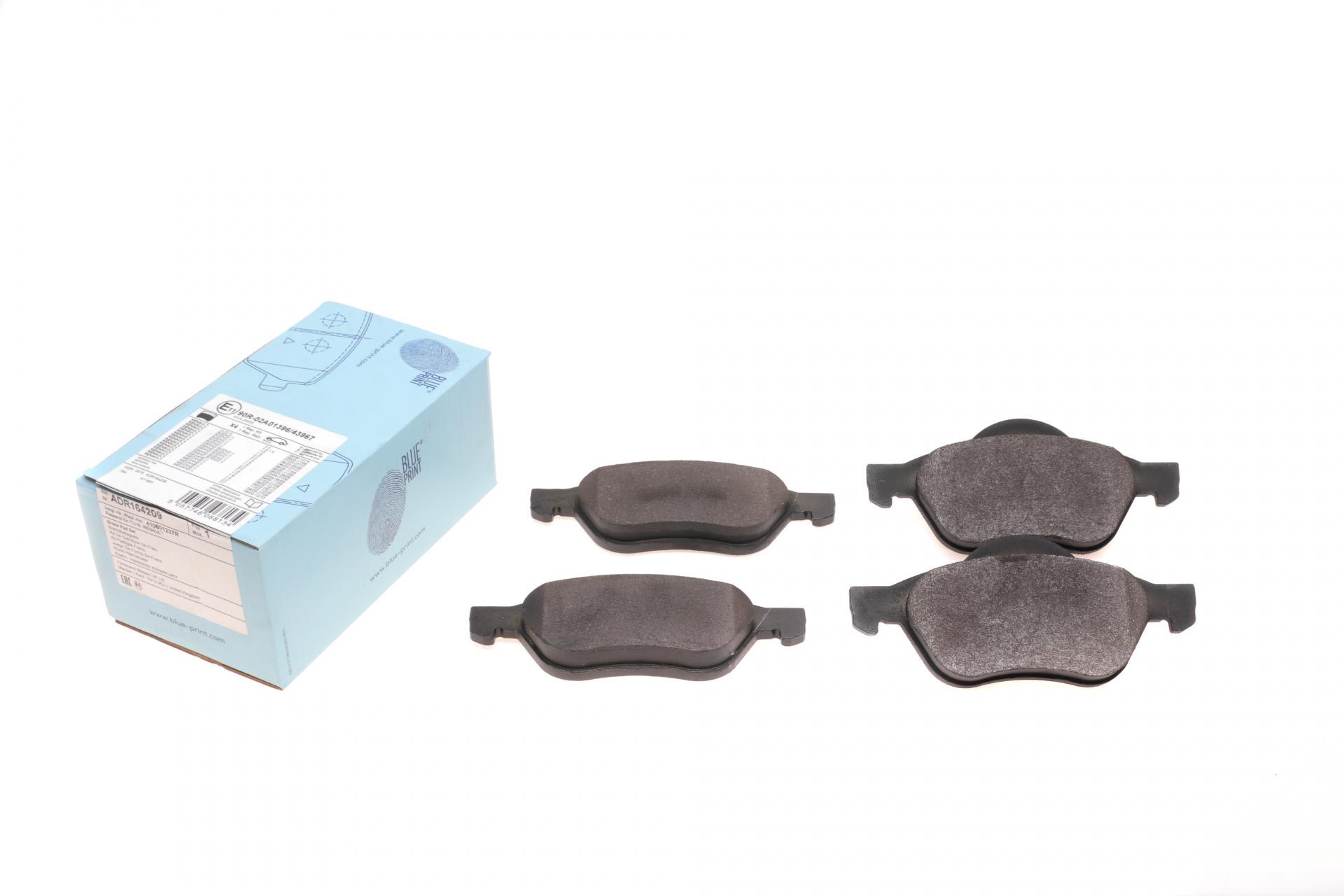 Колодки тормозные передние BLUE PRINT для Renault Laguna II 01-07 (ADR164209)