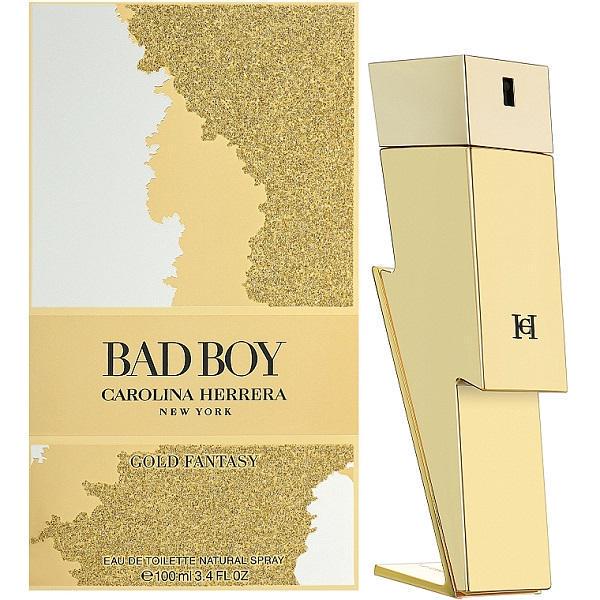 Туалетная вода для мужчин Carolina Herrera Bad Boy Gold Fantasy 100 мл (378532)