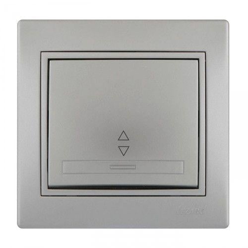 Выключатель проходной одинарный Lezard Mira Серый (26264503)