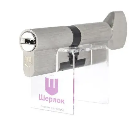 Циліндр замка Шерлок HK ключ/поворотник 70 мм 35x35 мм T-SN Сатин (1833180246)