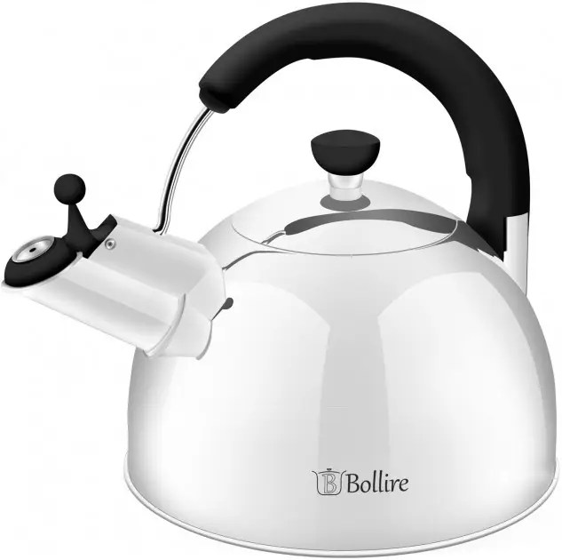 Чайник со свистком Bollire BR-3007 2,5 л Серебристый (8-6-2388334)