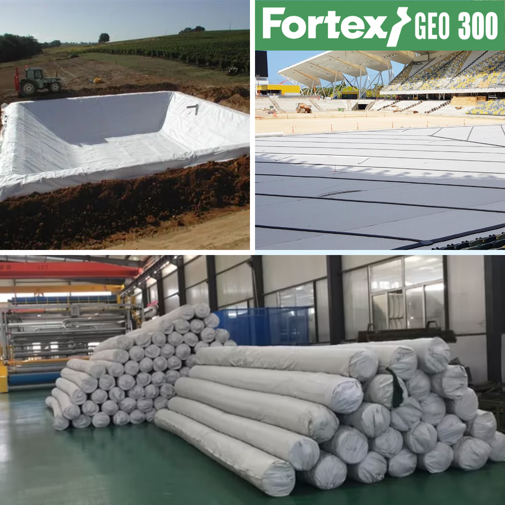 Геотекстиль нетканий Fortex Geo PP 300 г/м2 S25NW 6х100 м 600 м2 (391081) - фото 9 Геотекстиль нетканий Fortex Geo PP 300 г/м2 S25NW 6х100 м 600 м2 (391081) - фото 9