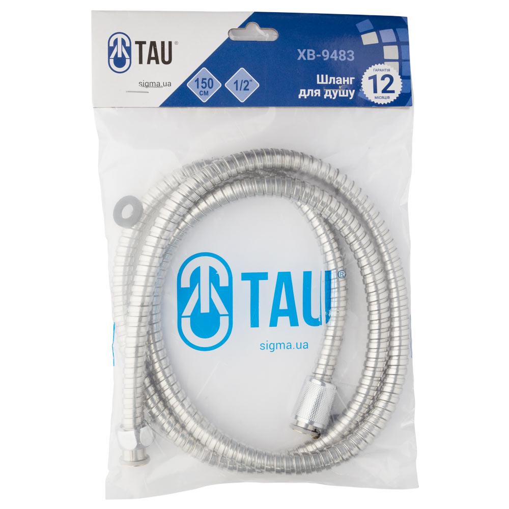 Шланг для душа TAU XB-9483 SS стандарт 150 см 1/2" (9892061) - фото 2