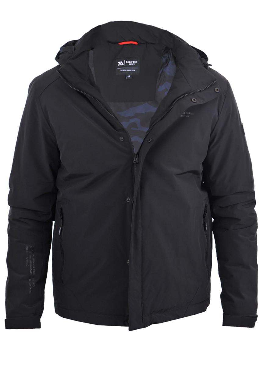 Куртка демісезонна чоловіча Talifeck 22-50679 Чорний (22-50679_43_50)