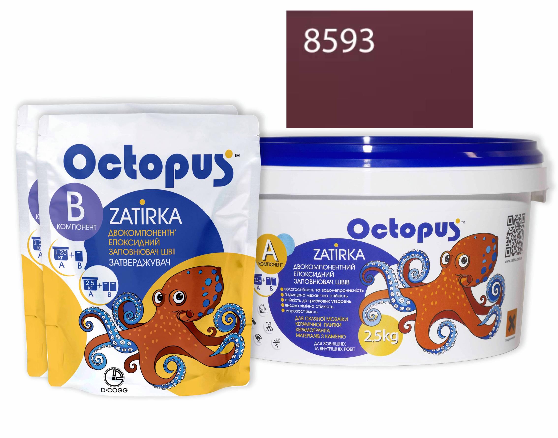 Затирка для плитки Octopus Zatirka 8593 епоксидна 2,5 кг