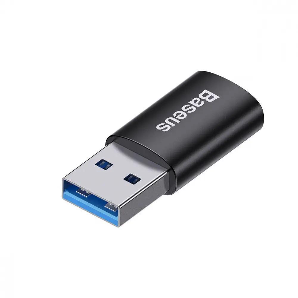Переходник Baseus Ingenuity Series Mini OTG штекер USB 3.1 вход Type-C передача 10 Гб/с (ZJJQ000103) - фото 3