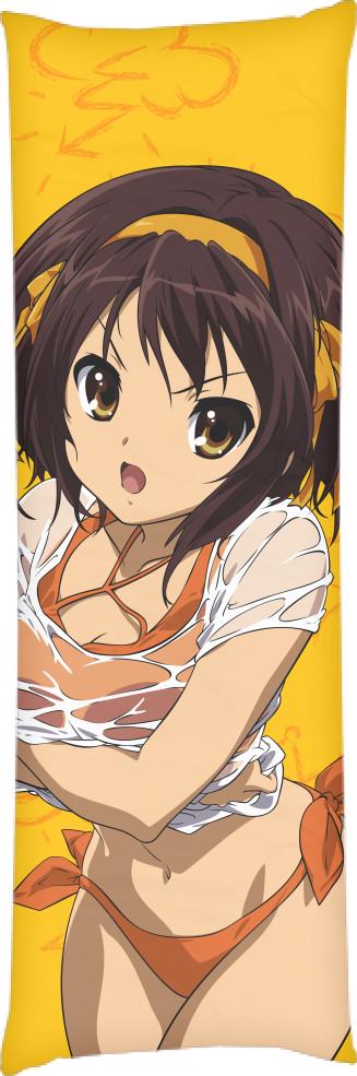 Подушка дакимакура Suzumiya Haruhi no Yūutsu 60х180 см (14099543)