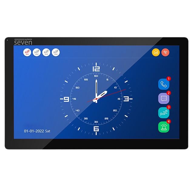 IP-відеодомофон SEVEN DP-7517FHDW IPS з Wi-Fi 10" Black (DP7517FHDWIPSb)