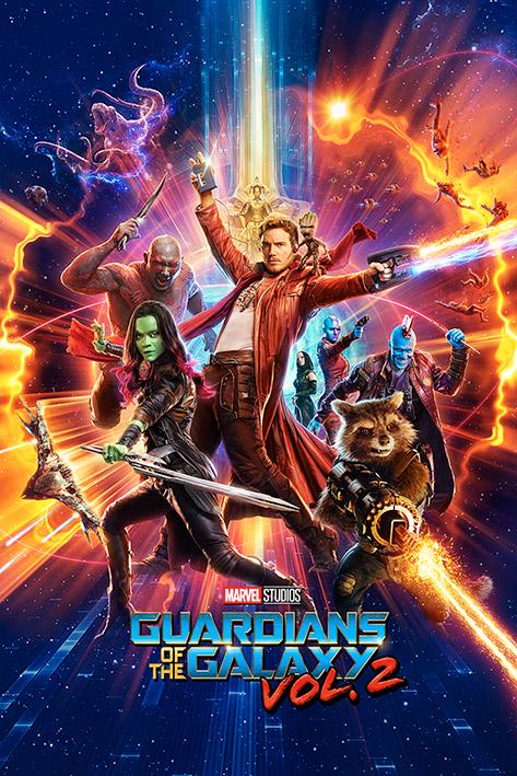 Постер плакат Стражи Галактики 2/Guardians Of The Galaxy Vol 2 One Sheet 61x91,5 см
