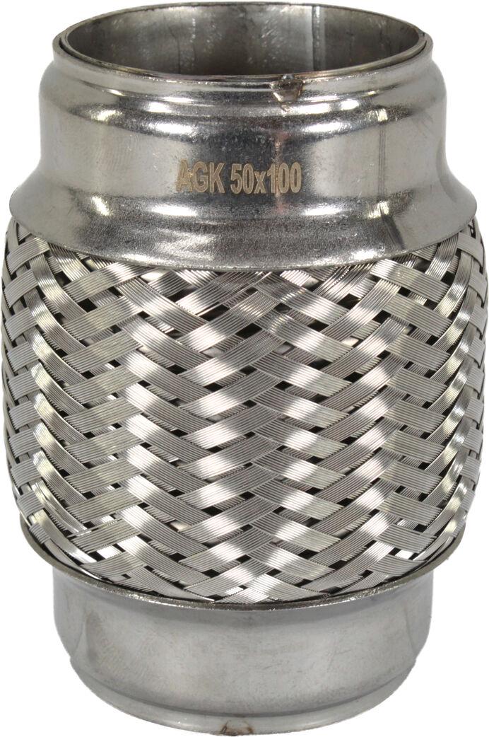 Гофра глушителя AGK 3-х шаровая длинный фланец 50х100 мм (A50100)
