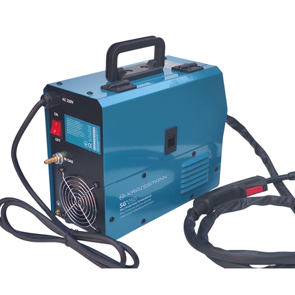 Сварочный полуавтомат KRAISSMANN SG'250 (MIG/MMA/TIG) - фото 11