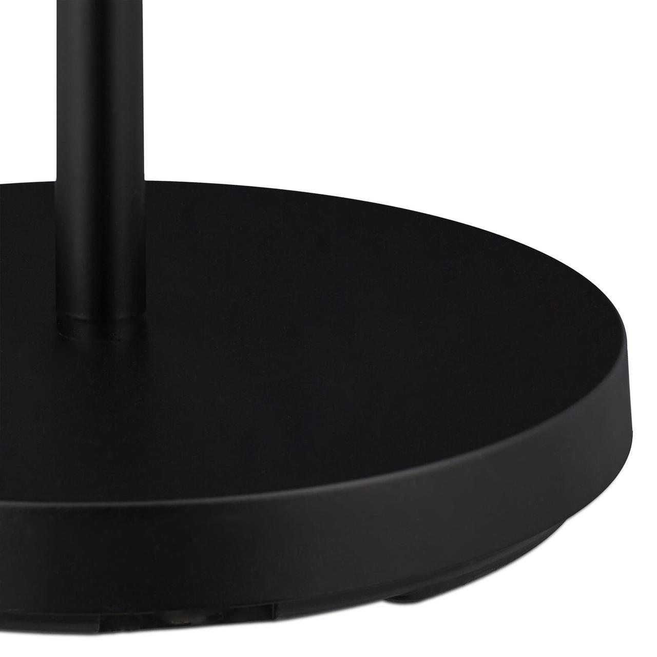 Торшер с вешалкой Relaxdays для прихожей и спальни 100 Вт E27 ножной переключатель длинный кабель 180 см - фото 8 Торшер с вешалкой Relaxdays для прихожей и спальни 100 Вт E27 ножной переключатель длинный кабель 180 см - фото 8