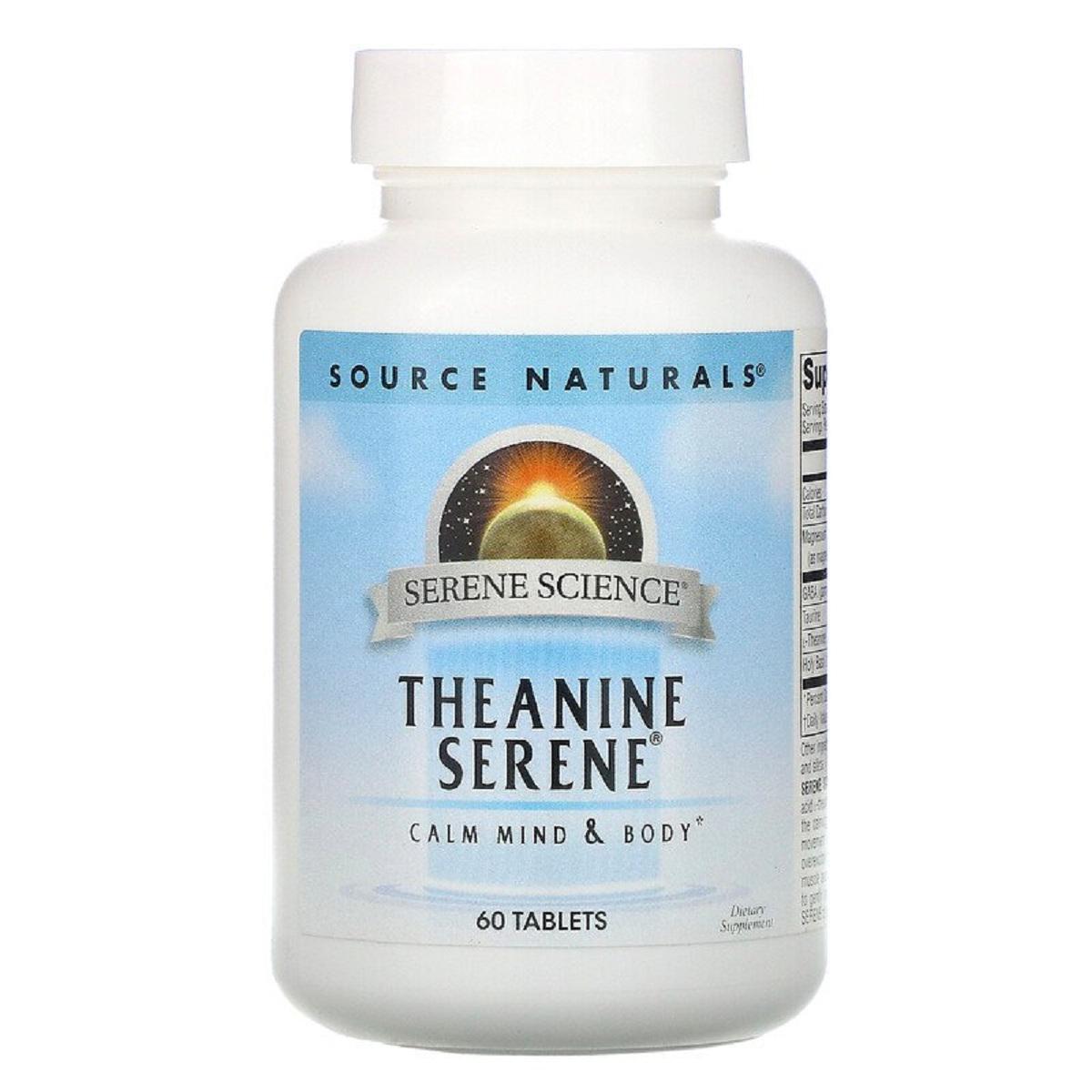 Теанин серен Source Naturals Serene Science 60 таблеток