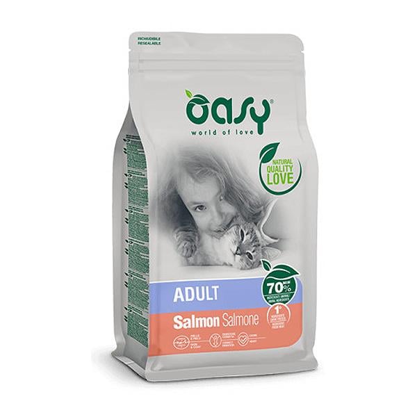 Корм для дорослих котів OASY LIFESTAGE лосось 0,3 кг (27260432)