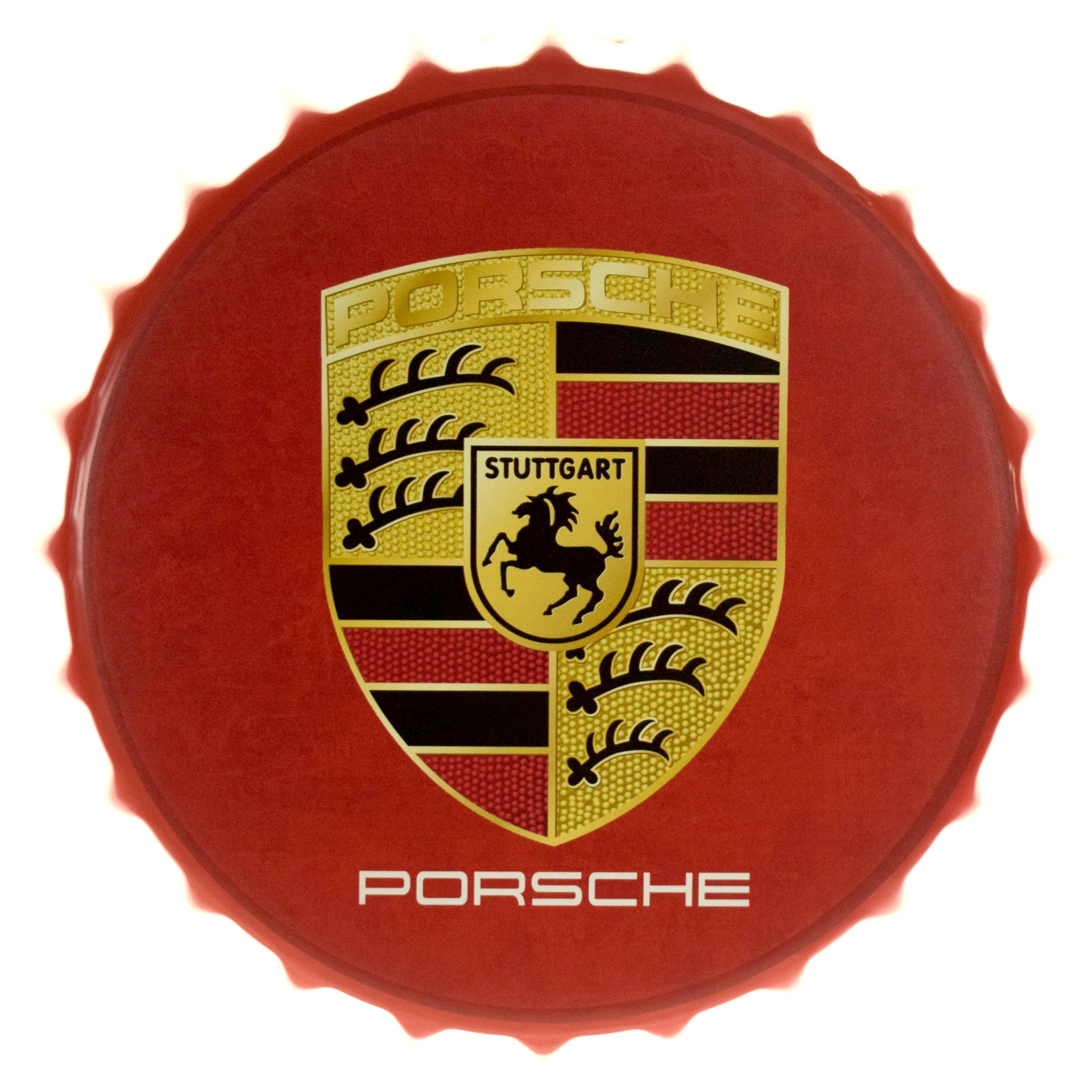 Табличка металева "Porsche Logo" 35 см (ms-104196)