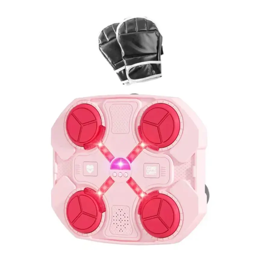 Машина боксерская игровая настенная 32х27 см Розовый (25880221)