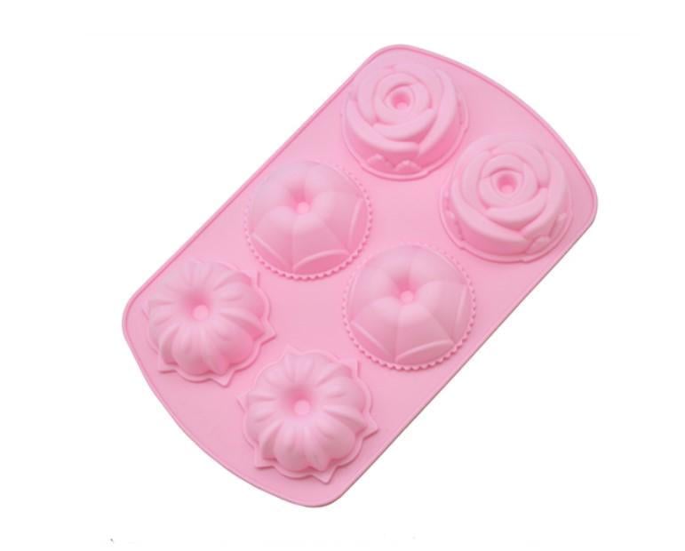 Форма для кексов силиконовая Fleur 27,5х17х3 см (AN013107)