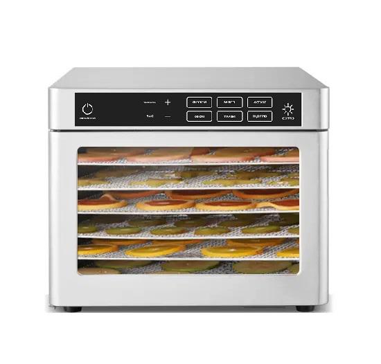 Дегідратор побутовий Tekhniko DH-06F-SS 6 лотків 30x28 см (DH-06F-SS) - фото 2