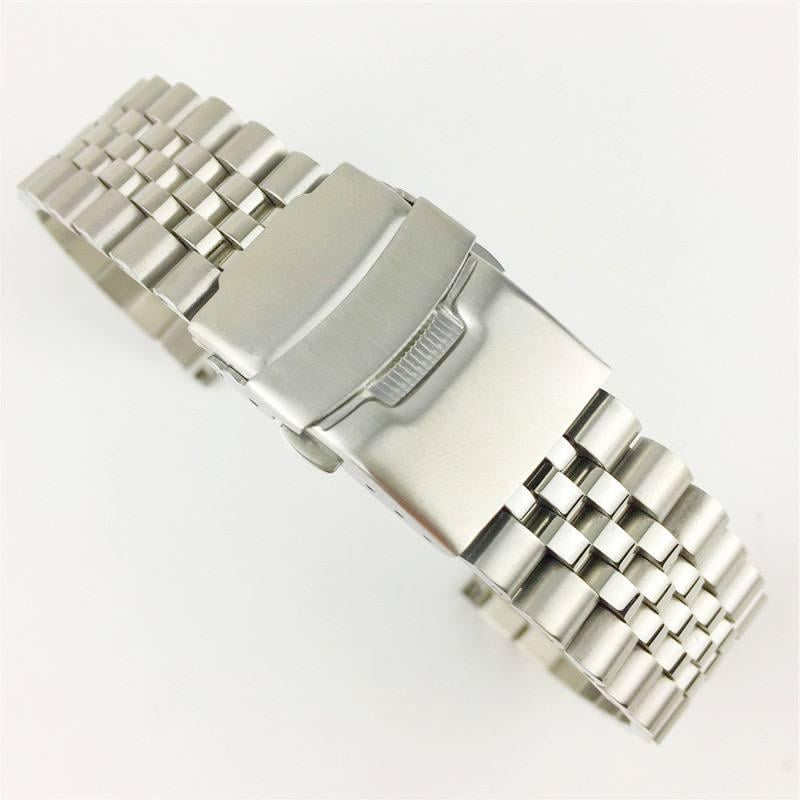 Ремінці для годинників плетіння PREMIUM з подвійною застібкою 22 мм (313123121212)