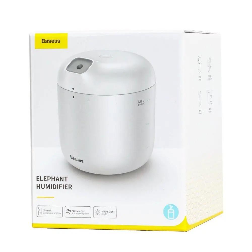 Зволожувач повітря Baseus Elephant Humidifier DHXX-02 з функцією нічника 600 мл Білий - фото 9