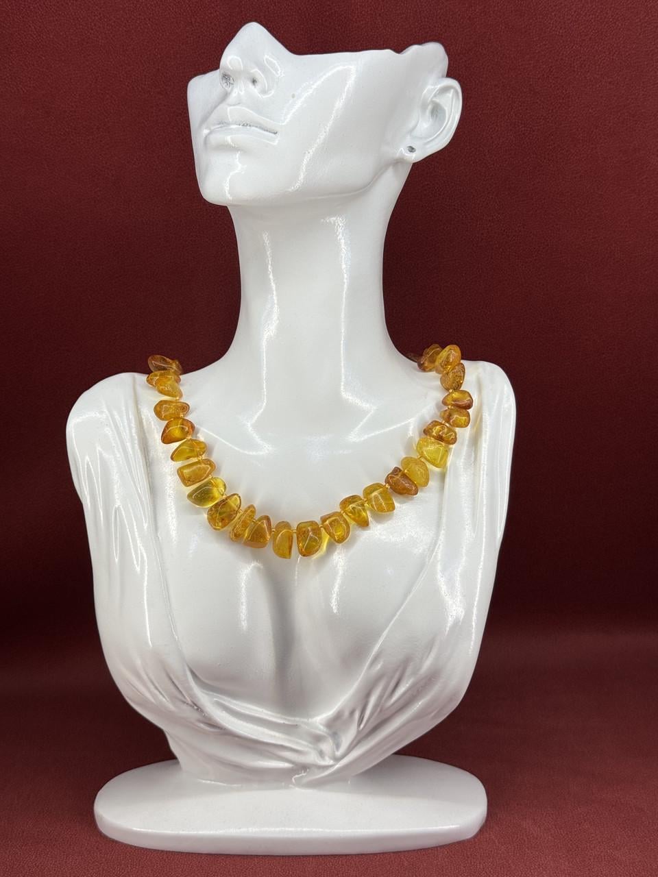 Бусы из янтаря лечебные 48 см (н-751)