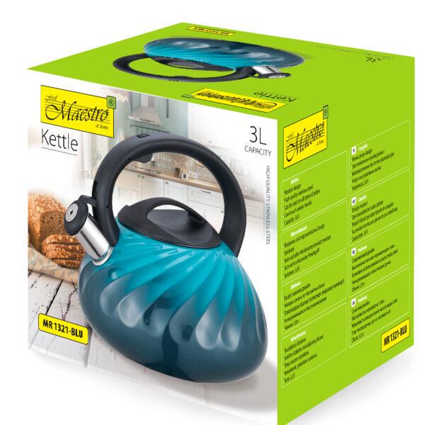 Чайник Maestro MR-1321-Blue (12015) - фото 2 Чайник Maestro MR-1321-Blue (12015) - фото 2