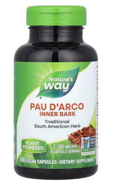 Добавка Nature's Way Pau D'arco 545 мг 180 капсул (NWY-15408) Добавка Nature's Way Pau D'arco 545 мг 180 капсул (NWY-15408)