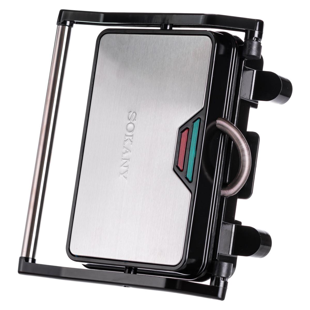 Электрогриль прижимной Sokany SK-223 с антипригарным покрытием 850 Вт (7401) - фото 16 Электрогриль прижимной Sokany SK-223 с антипригарным покрытием 850 Вт (7401) - фото 16