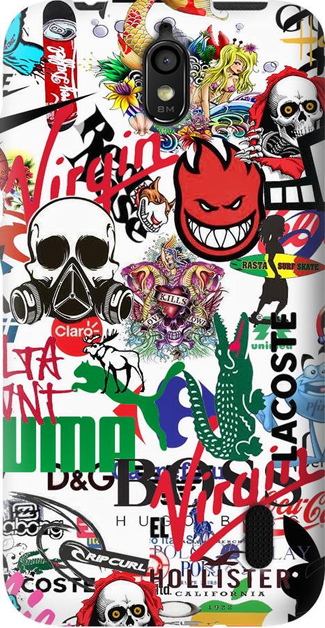 Чохол на Huawei Ascend Y625 Many different logos (4022u-161-42517)